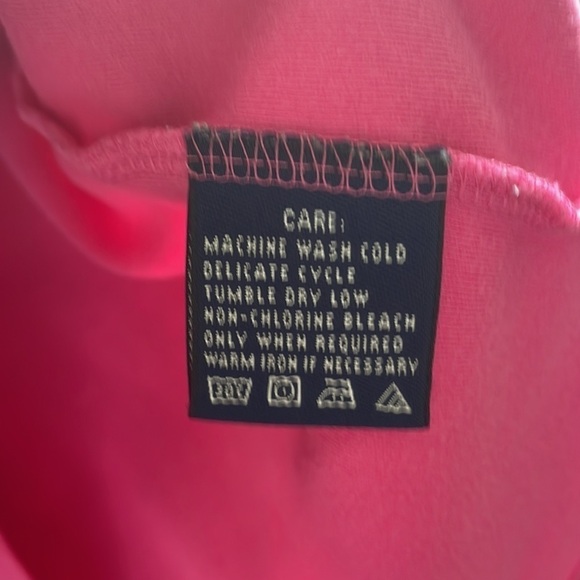 Ralph Lauren - Vintage Y2K Pastel Barbie Tennis Preppy Pink 3/4 Sleeve Polo - XL - Picture 4 of 8